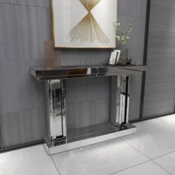 Glam Wood Console Table Silver - Olivia & May -Furniture Specialty Store GUEST bfb824b4 cb7e 44e5 bc07 94e4d5ee008f