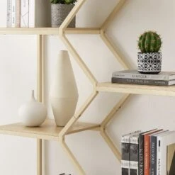 7-Tier Rattan Storage Bookshelf With 2 Doors, Natural – ModernLuxe -Furniture Specialty Store GUEST c08a05c7 c945 41ec a528 c8198fecb719