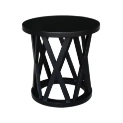 24" Ceylon Round End Table - International Concepts -Furniture Specialty Store GUEST c0c7ea19 3546 4f16 a9d2 c736e16c17db