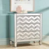 Studio 55D Mirrored Chevron 32" Wide 3-Drawer Accent Chest -Furniture Specialty Store GUEST c1f1eb62 aacc 44d0 86e5 9797776b10c6