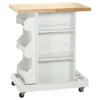 Hampton Kitchen Cart White - Buylateral -Furniture Specialty Store GUEST c3400b84 9e20 441c a1c1 9c20bd135be9