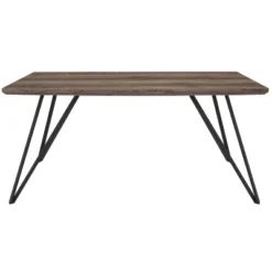 Merrick Lane Rectangular Dining Table - Wood Finish Kitchen Table With Retro Hairpin Legs -Furniture Specialty Store GUEST c343f5c8 b358 4eb3 9815 ac2352322363
