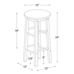 24" Killian Counter Height Barstool - Linon -Furniture Specialty Store GUEST c3930d53 dc63 45ce 874f f9daeec81d78