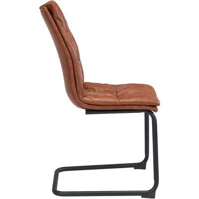 Set Of 2 Ruth Dining Chairs Vintage Brown - ZM Home 4 Set Of 2 Ruth Dining Chairs Vintage Brown - ZM Home - Image 2