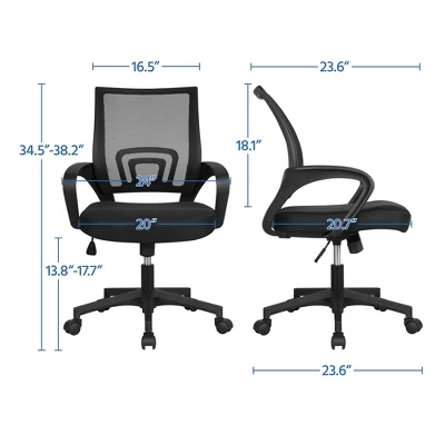 Yaheetech Adjustable Ergonomic Computer Chair Office Chair 4 Yaheetech Adjustable Ergonomic Computer Chair Office Chair - Image 2