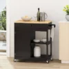 Telfair Kitchen Cart With Wheels - Christopher Knight Home