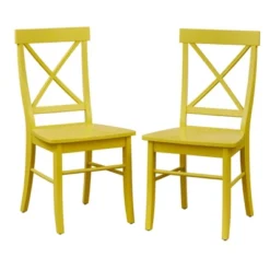 Set Of 2 Albury Cross Back Dining Chairs - Buylateral -Furniture Specialty Store GUEST c60e36f3 a3e3 4b47 a6fd 2c128befecc9