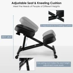 Costway Ergonomic Kneeling Chair Adjustable Stool Memory Foam Angled Seat -Furniture Specialty Store GUEST c6e9372a 18fa 4bf3 b1c5 7cfbec7f1be6