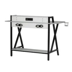 Challenger Gaming Table Black/Silver - SD Gaming -Furniture Specialty Store GUEST c7745259 d35e 407f af24 ffef19324734