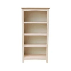 48"x24" Shaker Bookcase Unfinished - International Concepts -Furniture Specialty Store GUEST c8152553 6fb1 4ec7 af20 ced991ce3c8d