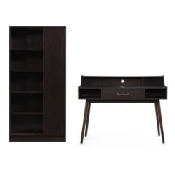 2pc Brenda Mid Century Home Office Set - Christopher Knight Home -Furniture Specialty Store GUEST c85f5065 9e30 4f59 9cc8 0d582fd7fb93