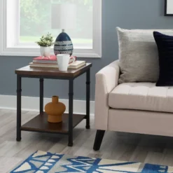 Austin End Table Brown - Linon -Furniture Specialty Store GUEST c864c91e 6206 4d06 b4d9 62383d66683d