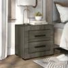 Roxava Contemporary 2 Drawer Nightstand Gray - MiBasics -Furniture Specialty Store GUEST c8eac002 7b6f 401c 82d4 e49a053639bb