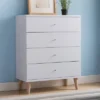 Retreat Mid-Century 4 Drawer Chest White - MiBasics -Furniture Specialty Store GUEST c942ada3 ce2c 4693 84e0 a13ee1b052de