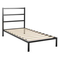 Costway Twin/Full Metal Bed Platform Frame Heavy Duty Mattress Foundation W/Headboard -Furniture Specialty Store GUEST c9a95af1 9d04 4ab6 a30c 43f83abf1b8a
