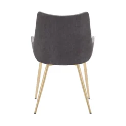 Avery Fabric/Metal Dining Room Chair Gray - Armen Living -Furniture Specialty Store GUEST ca117a1e fe9a 464b ba0b db338d4a0ff9