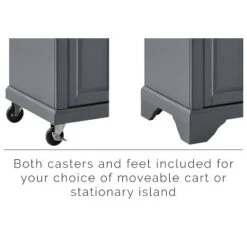 Avery Kitchen Island Gray - Crosley -Furniture Specialty Store GUEST ca17abe5 3acf 414f b69e 000ad3402139
