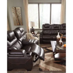 Warnerton Power Recliner Sofa With Adjustable Headrest Chocolate - Signature Design By Ashley -Furniture Specialty Store GUEST ca1f8b1a 076d 44ff a91f 75f771169a58