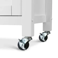 Denver Kitchen Cart White - ClickDecor -Furniture Specialty Store GUEST ca6a7314 1fdd 49f6 a674 d3cea0ad0420