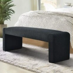 Kaia 47" Faux Shearling Look Waterfall Upholstered Bench-The Pop Maison 15 Kaia 47" Faux Shearling Look Waterfall Upholstered Bench-The Pop Maison -Furniture Specialty Store GUEST caec3dc0 aba9 4986 b884 c2a364c7254f