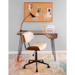 Lombardi Mid-Century Modern Office Chair With Swivel - LumiSource -Furniture Specialty Store GUEST cb03cd02 7151 4d4e b4af 2e2685207eff
