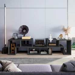 Costway 3 Pcs TV Stand For TV's Up To 65'' Console Entertainment Center Bookcase Shelves 17 Costway 3 Pcs TV Stand For TV's Up To 65'' Console Entertainment Center Bookcase Shelves -Furniture Specialty Store GUEST cb7e285c 1997 40e7 8965 6da2cd518ee3