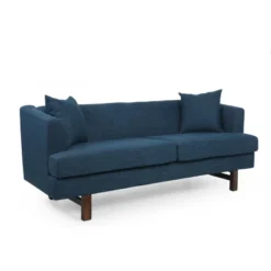 Mableton Mid-Century Modern Upholstered 3 Seater Sofa - Christopher Knight Home -Furniture Specialty Store GUEST cbb25ac6 e31b 493a bf49 c0c6e20baf7f