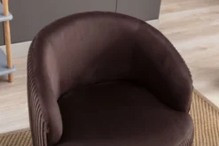 Fannie 25.6'' Wide Tufted Velvet Upholstered 360° Swivel Barrel Chair-Maison Boucle 25 Fannie 25.6'' Wide Tufted Velvet Upholstered 360° Swivel Barrel Chair-Maison Boucle -Furniture Specialty Store GUEST cc5279f5 e57a 41cc 9fd8 f92007272bf3