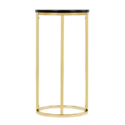 Ellias Round Side Table Black/Gold - Finch -Furniture Specialty Store GUEST cd37c565 d724 4c6b ad81 25e665a09a68