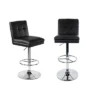 Set Of 2 Sloan Adjustable Faux Leather Swivel Barstools Black - Boraam -Furniture Specialty Store GUEST cd499a30 cbc3 4224 b84c 24083c23e9e8