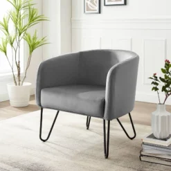 Parkway Velvet Accent Chair - Crosley