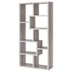 70.75" Theo 8 Shelf Bookcase - Coaster -Furniture Specialty Store GUEST cdcdcfb8 ab00 4743 ad90 346a64f6af5c