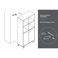 Flam Storage Unit Natural Walnut - South Shore -Furniture Specialty Store GUEST ce3347bb c826 4bd2 a316 2dc627cba996