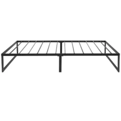 14" Branden Minimalist Steel Platform Bed Frame Black - Taylor & Logan -Furniture Specialty Store GUEST ce8140b4 63d3 4452 b88e cadbccb318c6