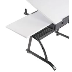 Core Drawing Table And Stool Set Charcoal Black/White - Studio Designs -Furniture Specialty Store GUEST ceac8797 d163 4061 970b 3230c935d4c1