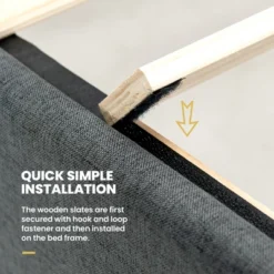 Costway Upholstered Bed Frame Adjustable Diamond Button Headboard Easy Assembly -Furniture Specialty Store GUEST cf1cf3e0 0d94 48ef bf47 b7a35e1b293b