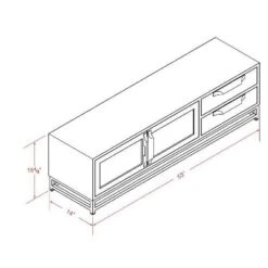 Gordon Media Center Natural - Powell Company -Furniture Specialty Store GUEST cfbc9f0a ad1d 4b51 be69 907e271e0ca4