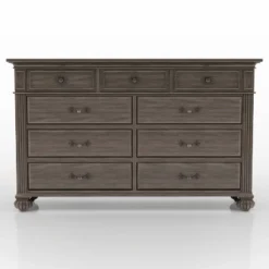 Pennings 9 Drawer Dresser With Mirror Gray - HOMES: Inside + Out -Furniture Specialty Store GUEST cfd4b074 7012 4274 a748 5edd201576d3