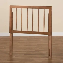 Valin Wood Headboard Walnut - Baxton Studio -Furniture Specialty Store GUEST d038d4e1 7fcd 4763 b69c 1ded86ecd748