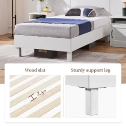 Yaheetech Wooden Bed Frame With Wood Slat Support -Furniture Specialty Store GUEST d0618089 429f 4ca0 a645 9671ff4adebc