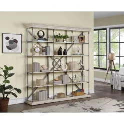 86.5" Corbin 2.0 Large Bookcase Brown - Treasure Trove Accents -Furniture Specialty Store GUEST d14ff407 80d2 40a1 9a7e c75c0fec2530