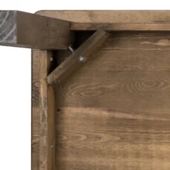 Emma And Oliver 60" X 38" Rectangular Antique Rustic Solid Pine Farm Dining Table -Furniture Specialty Store GUEST d15f3e93 7097 4880 9ad3 a32681a257bd