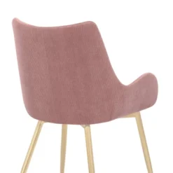 Avery Fabric/Metal Dining Room Chair Pink - Armen Living -Furniture Specialty Store GUEST d1afe03f 98e7 4f18 b3ed ed182681d485