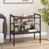 Costway Industrial Entryway Table 3-Tier Sofa Side Table With Removable Panel & Mesh Shelf -Furniture Specialty Store GUEST d1f2de5d 74bd 4404 a49b ac133b630184