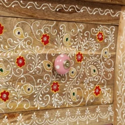 Fullen Handcrafted Boho 2 Drawer Mango Wood Nightstand Natural - Christopher Knight Home -Furniture Specialty Store GUEST d20dd048 9e2c 47ca ae8e 2b08b05f5dda