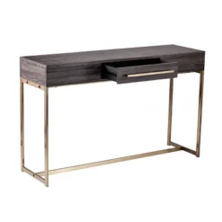 Frondi Long Console Table Black Oak/Antique Brass - Aiden Lane -Furniture Specialty Store GUEST d2908862 077e 49e9 a0d7 15dd5b8a19fd