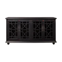 Cassandra 63" TV Stand Antique Black - Martin Svensson Home -Furniture Specialty Store GUEST d2d923cb 84dd 488a 98c2 e5ad8e144dcd