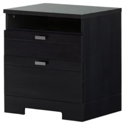 Reevo Nightstand With Drawers And Cord Catcher - South Shore -Furniture Specialty Store GUEST d2da614a 2002 4a57 8fc7 eb59a144dfe7