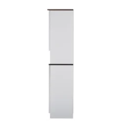 Lauren TwoTone And Buffet And Hutch Kitchen Cabinet White/Dark Brown - Baxton Studio -Furniture Specialty Store GUEST d2dc4960 c76c 49ba b9bc fbe3d1828cbe