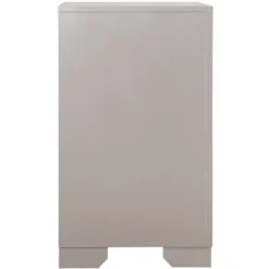 Passion Furniture Alana 2-Drawer Silver Champagne Nightstand (28 In. H X 17 In. W X 25 In. D) -Furniture Specialty Store GUEST d2f33e6e 22c7 471d bb43 704d0bda14d4